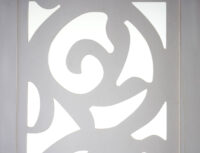 Paravent Istanbul Ornamente weiss