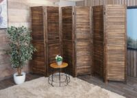 Paravent JAM-C30 Raumteiler Shabby Vintage 170x243cm