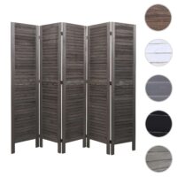 Paravent JAM-G30 Trennwand Sichtschutz Shabby 170x200cm
