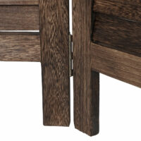 Paravent Raumteiler Sichtschutz Ornamente 170x161cm ~ braun