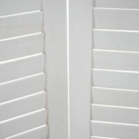 Paravent Raumteiler Sichtschutz Ornamente 170x161cm ~ weiss