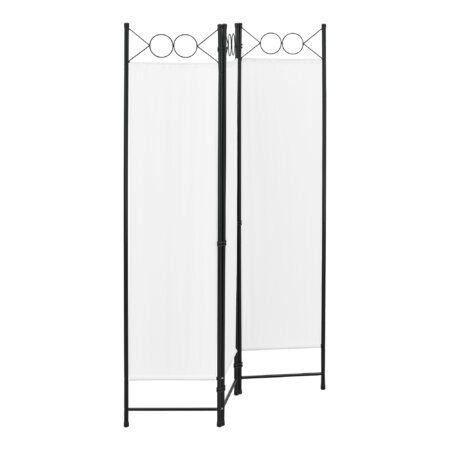 Paravent Raumteiler Saragossa 3-teilig 120x171 cm Beige