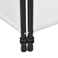 Paravent Raumteiler Huesca 5-teilig 250x171 cm Weiss