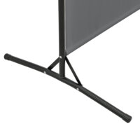 Paravent Raumteiler Teruel 3-teilig 260x176 cm Dunkelgrau