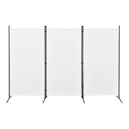 Paravent Raumteiler Teruel 3-teilig 260x176 cm Weiss