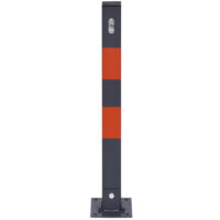 Parkpfosten Parkplatzsperre Klappbar 3 Schlüssel