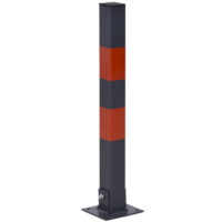 Parkpfosten Parkplatzsperre Klappbar 3 Schlüssel