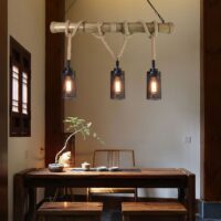 Pendelleuchte Hängelampe Industrial Vintage ~ 3x Rohrlampenschirm