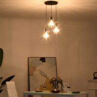 Pendelleuchte Hängeleuchte Hängelampe Metall Ø38 x 145H cm