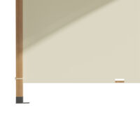 Pergola 3.2x3m Gartenpavillon Massivholz Creme