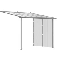Pergola 3x3m Pavillon Anbau Überdachung