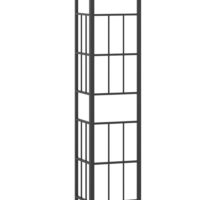 Pergola 4x3m Gartenpavillon Überdachung Zelt Metall