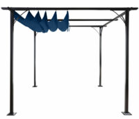 Pergola Avila - Garten Pavillon 3x3m blau