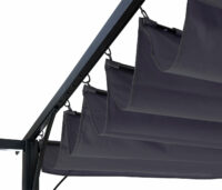 Pergola Avila - Garten Pavillon 3x3m grau