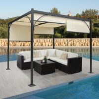 Pergola Granada - ALU Garten Pavillon 3x3m