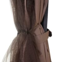 Pergola Hardtop Pavillon + Seitenwand + Moskitonetz ~ 3x3m