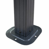 Pergola Hardtop Pavillon + Seitenwand + Moskitonetz ~ 3x3m