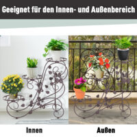 Pflanzentreppe Blumentreppe Pflanzregal  3 Etagen - Metall