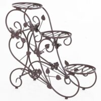 Pflanzentreppe Blumentreppe Pflanzregal  3 Etagen - Metall