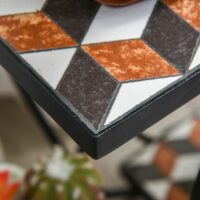 Pflanzentreppe Blumentreppe Pflanzregal 3 Etagen - Mosaik