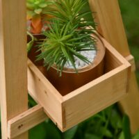 Pflanzentreppe Blumentreppe Pflanzregal  Windmühle - Holz