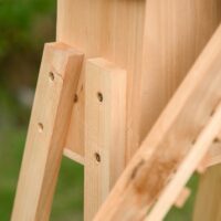 Pflanzentreppe Blumentreppe Pflanzregal  Windmühle - Holz