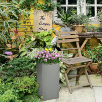 Pflanzkübel Blumentopf 34x34x76cm