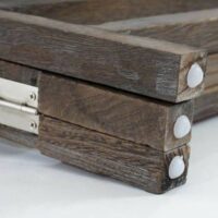 Pflanzregal Höhe: 65cm  Shabby-Look Vintage braun