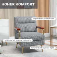 Polstersessel Einzelsessel 50s mit Federkern