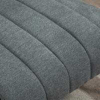 Polstersessel Retrodesign Samtoptik Metall Grau + Schwarz