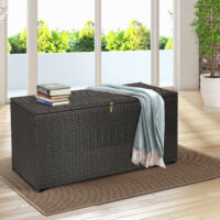 Polyrattan Kissenbox Auflagenbox 118x54x59cm