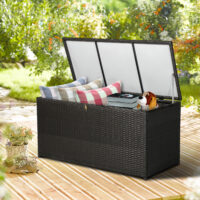 Polyrattan Kissenbox Auflagenbox 118x54x59cm
