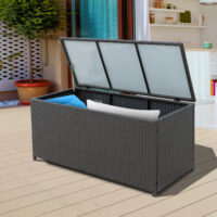 Polyrattan Kissenbox Auflagenbox 118x54x59cm