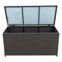 Polyrattan Kissenbox Auflagenbox 118x54x59cm