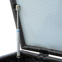 Polyrattan Kissenbox Auflagenbox 118x54x59cm