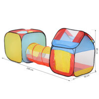 Pop up Kinderspielzelt Tunnel 230cm Spielhaus