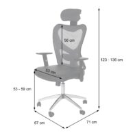 Profi-Bürostuhl Atlanta XXL rot