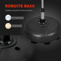 Punchingball Set höhenverstellbar mit 1 Paar Handschuhe 133-151 cm