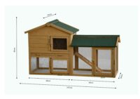 Hasenstall Kaninchenstall Hasenvilla Freilauf