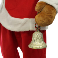 Weihnachtsmann Elch 120cm Singend und Tanzend