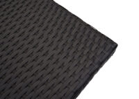 Rattan Couchtisch Gartentisch Balkontisch Loungetisch 80x50cm schwarz