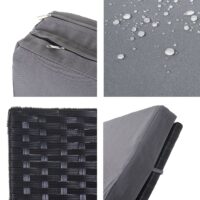 Rattan Liegestuhl Sonnenliege