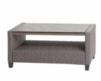 Rattan Sitzgruppe mit Hochlehner und Sofa - verstellbar