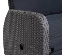 Rattan Sitzgruppe mit Hochlehner und Sofa - verstellbar