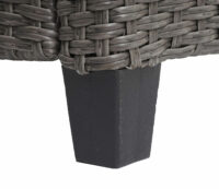 Rattan Sitzgruppe mit Hochlehner und Sofa - verstellbar