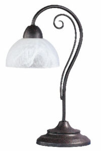 Reality / Trio Tischleuchte Landhausstil rostfarben