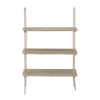 Wandregal Atlanta 3-fach Holzfarben 60x23.5cm