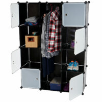 Regalsystem Sydney T306 8 Boxen je 36x36x36cm schwarz