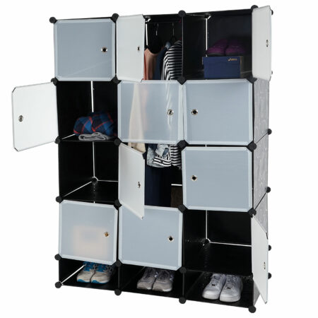 Regalsystem Sydney T306 8 Boxen je 37x37x47cm schwarz