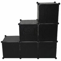 Regalsystem Sydney T306 8 Boxen je 37x37x47cm schwarz